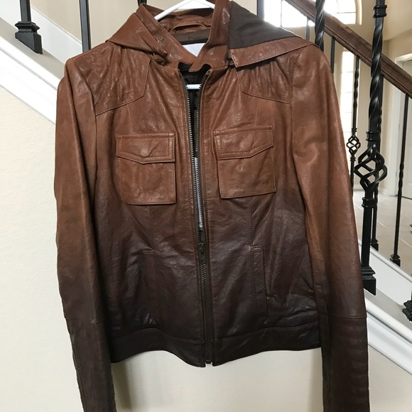 Authentic NWT Q40 leather jacket. S - Picture 2 of 5